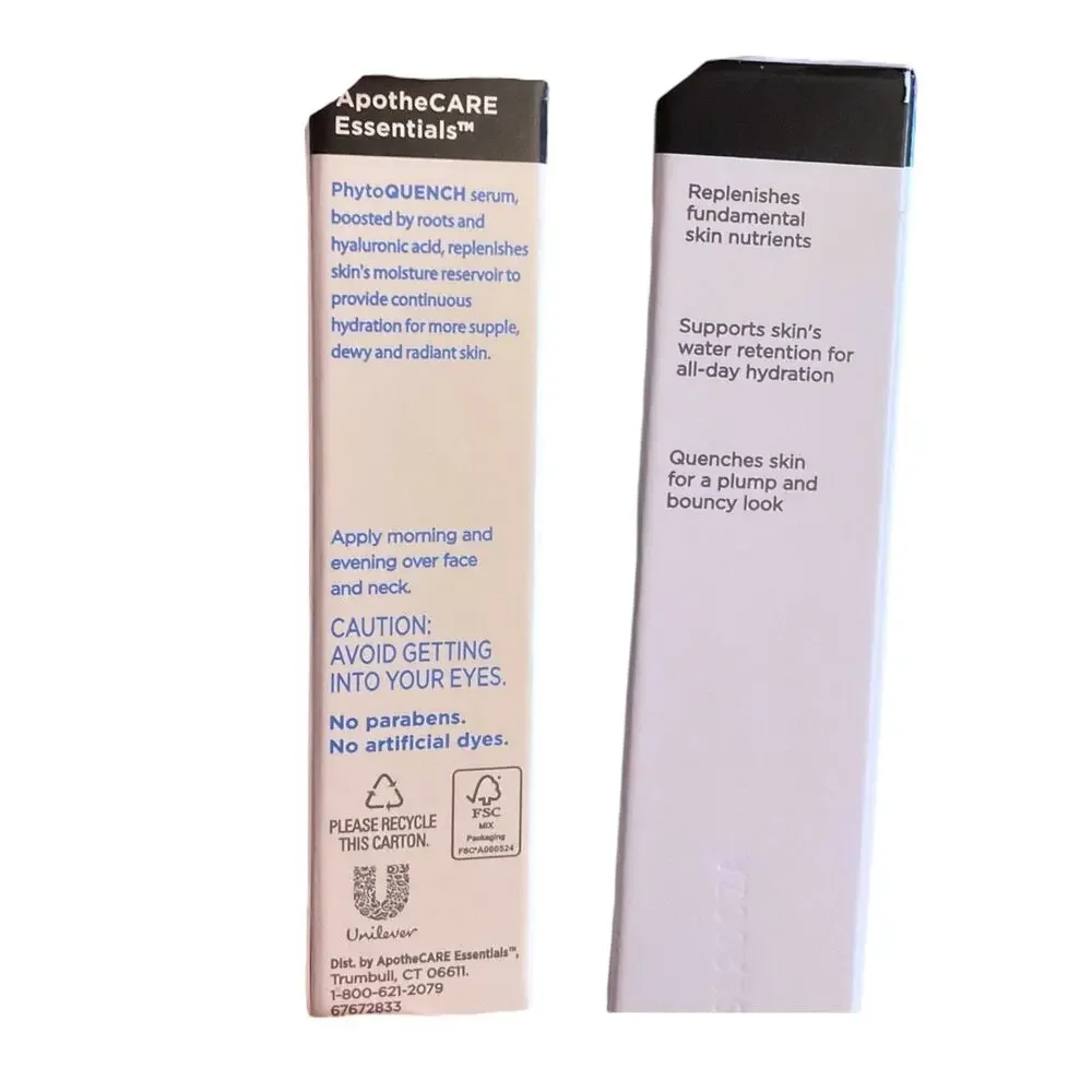 ApotheCare‎ Essentials Phyto QUENCH Lot of 3 NEW Sealed .28fl oz/8.3ml